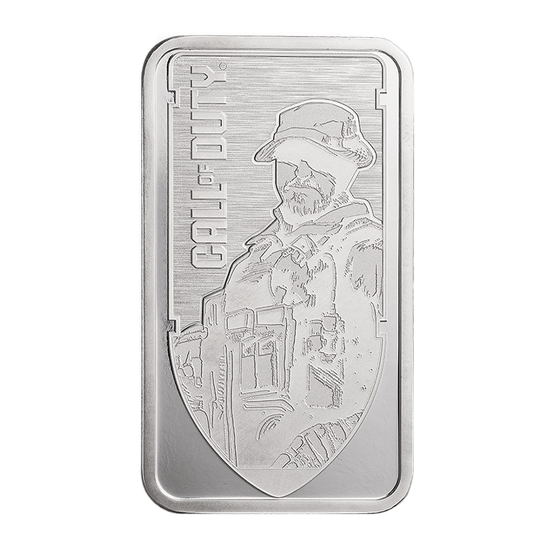 Image for 1 oz Silver Call of Duty® 20th Anniversary Bar (2024) from TD Precious Metals